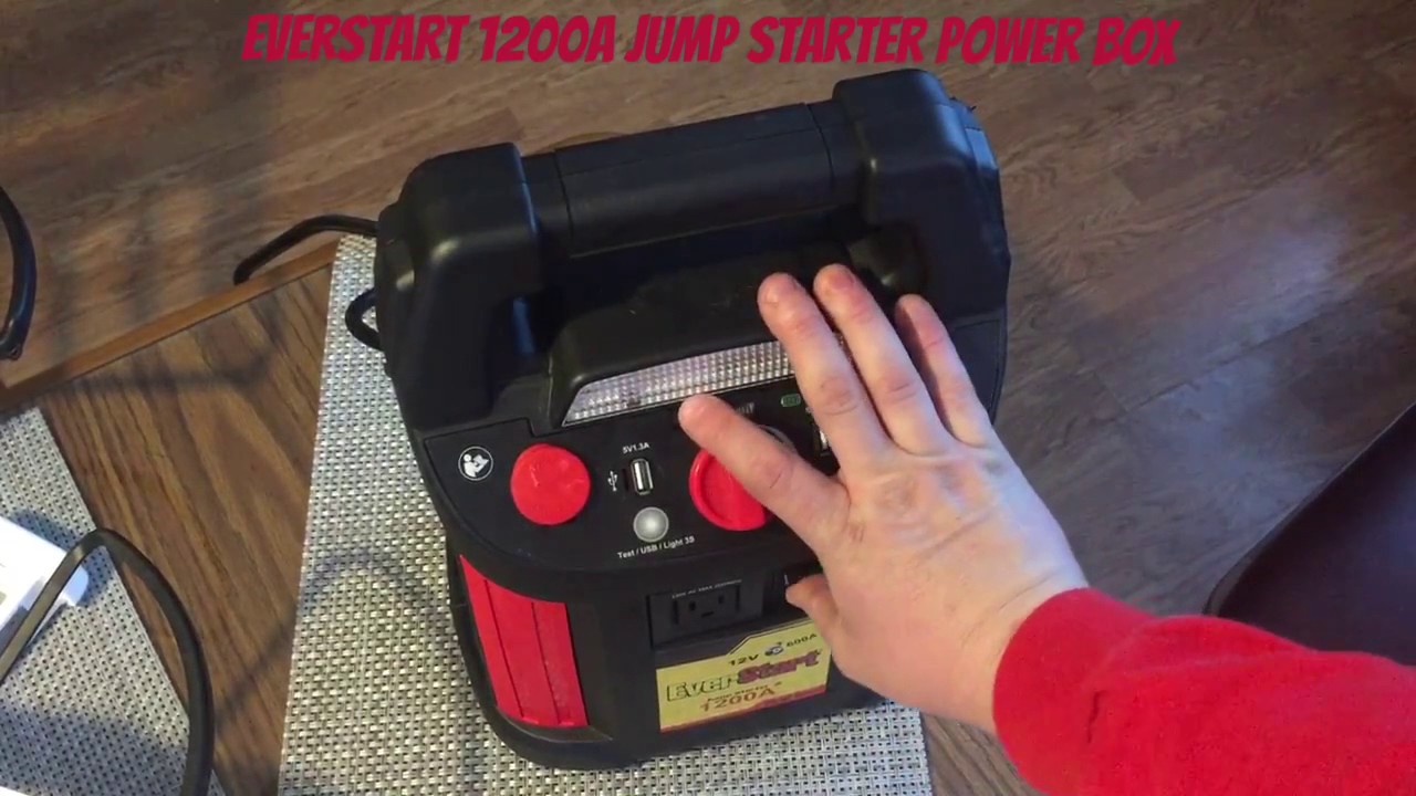 How To Charge Everstart Jump Starter